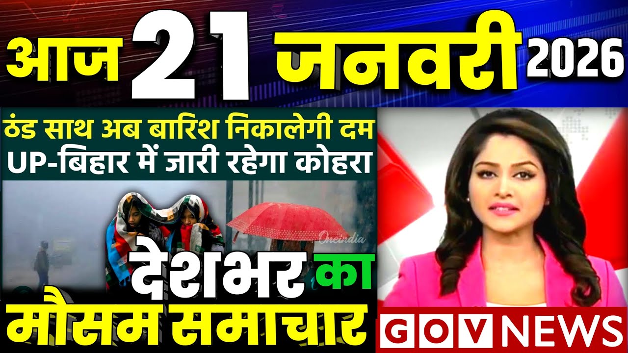 21 जनवरी का मौसम | today weather update, cold wave, Mausam ki jankari #Lucknow_weather #आज_का_मौसम