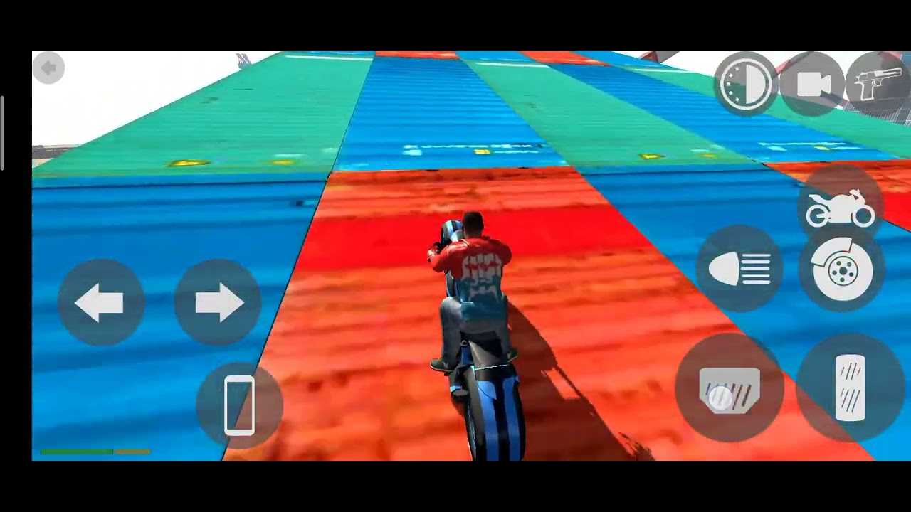 Indian car and bike game driving blue colour unique bike price to subscribe like and comment share 😁