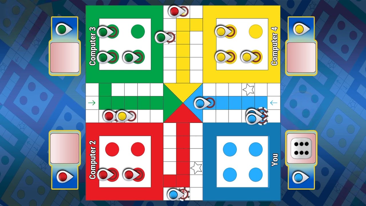 Ludo King Gameplay || Ludo king tips and tricks || How to win Ludo king || 4 players Gameplay