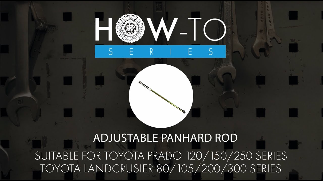 Adjustable Panhard Rod - Toyota Prado 120/150/250 Series Toyota Landcrusier 80/105/200/300 Series