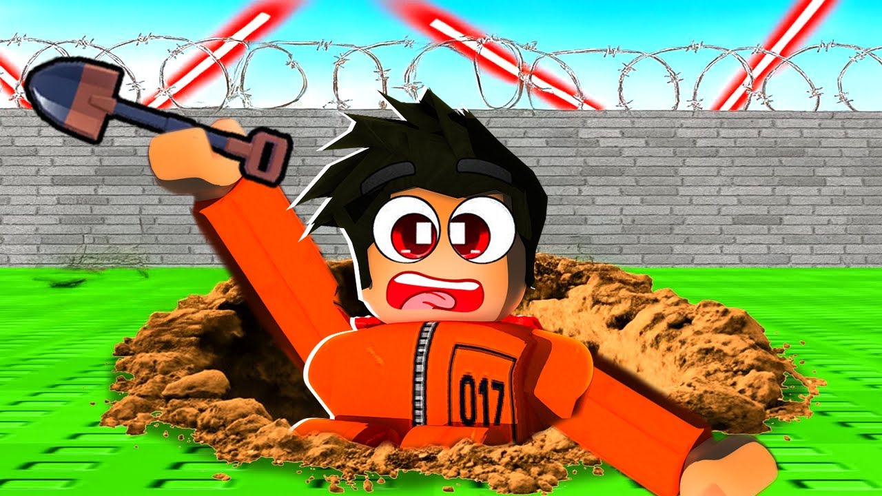 YERİ KAZARAK HAPİSHANEDEN KA&Ccedil;MAYA &Ccedil;ALIŞTIM 🤣 Roblox dig to escape