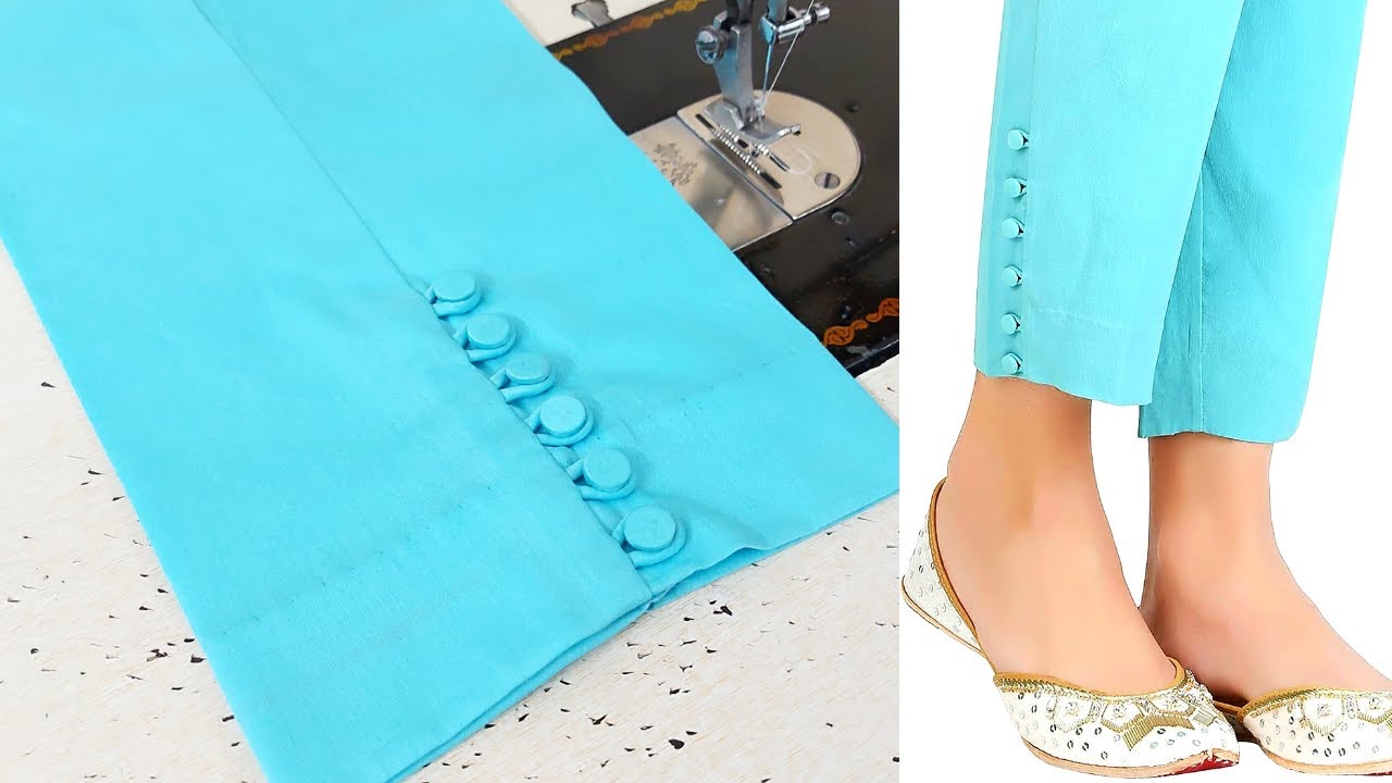 Dori Loops और Buttons के साथ बनाएं Palazzo Pant का सबसे खूबसूरत डिज़ाइन | Palazzo Design with Dori