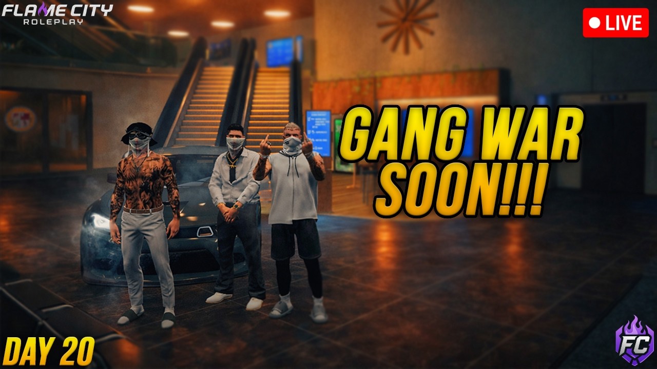 FCRP DAY 20 | Gang War Soon | FlameCity RP | Valo Done | Road To 2k Subs | #fcrp #live #loganplayz