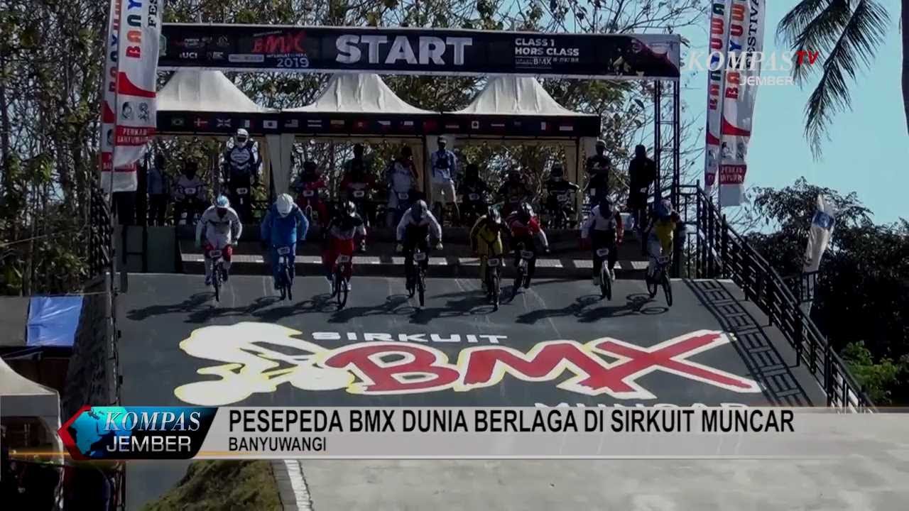 Pesepeda BMX Dunia Berlaga Di Sirkuit Muncar