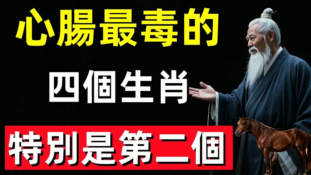 千萬要注意！心腸最毒的四個生肖，特別是第二個，內心凶殘心眼太壞！#修行思維 #修行 #福報 #禪 #道德經 #覺醒 #開悟 #禅修