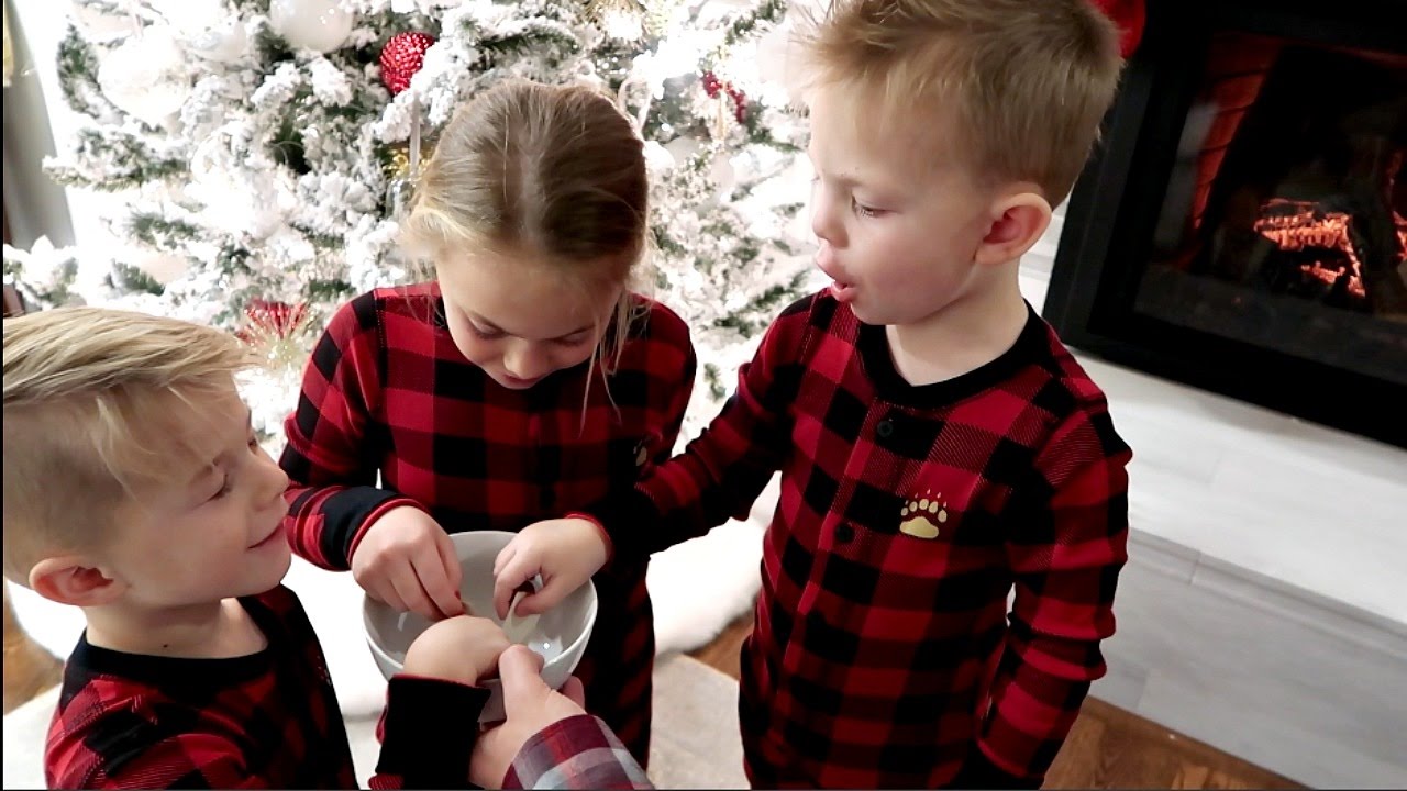 KIDS draw names for CHRISTMAS