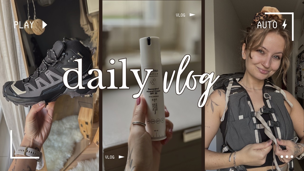 Vlog∙104 outdoorowe zakupy | idealny plecak | buty trekkingowe | carpatree | ulubiony spf