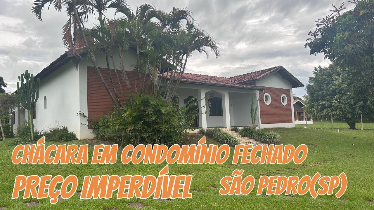 ✅VENDIDA ✅CHÁCARA EM UM DOS CONDOMÍNIOS MAIS BONITOS DA CIDADE DE SÃO PEDRO