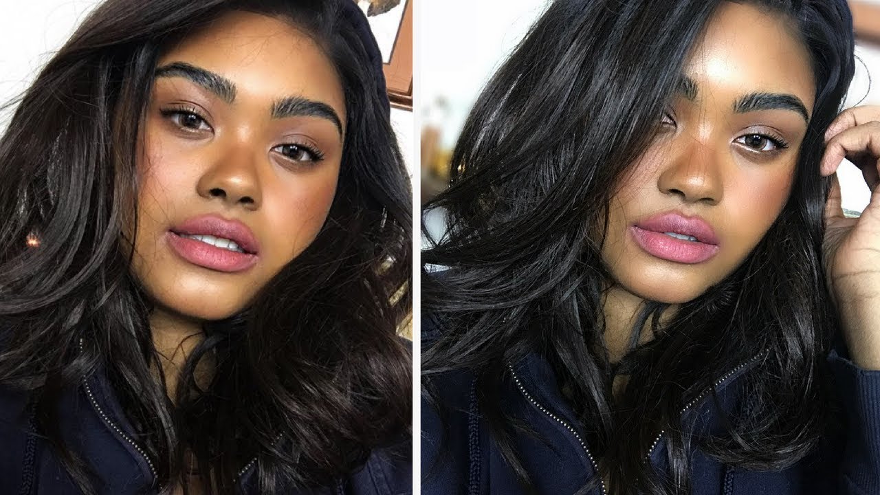 PUTTING IN HELLA EFFORT TO LOOK LIKE I PUT IN NO EFFORT (No Makeup Makeup)| KennieJD