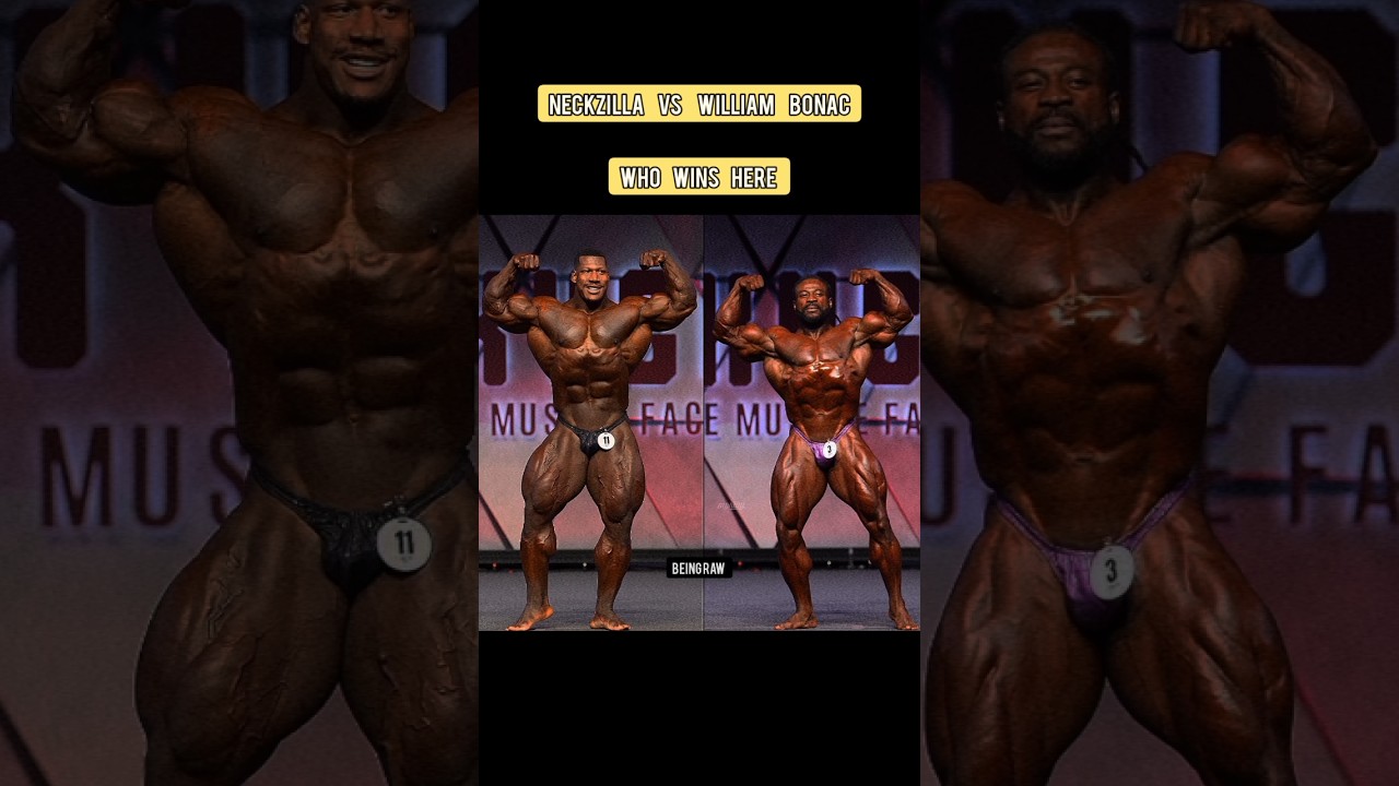 Neckzilla VS William Bonac Physique Comparison 😱