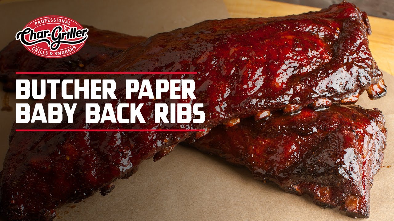 AKORN Ceramic Kamado Butcher Paper Baby Back Ribs Recipe | Char-Griller