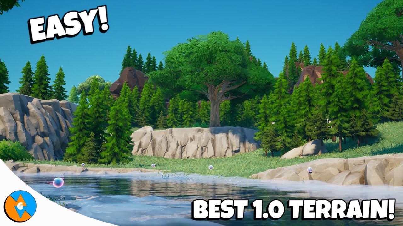 How to Make the BEST 1.0 Terrain in Fortnite Creative!