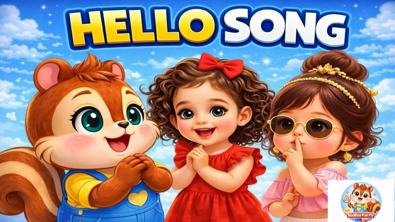Wave Hello With BooBoo 👋 | Kids Dance Song