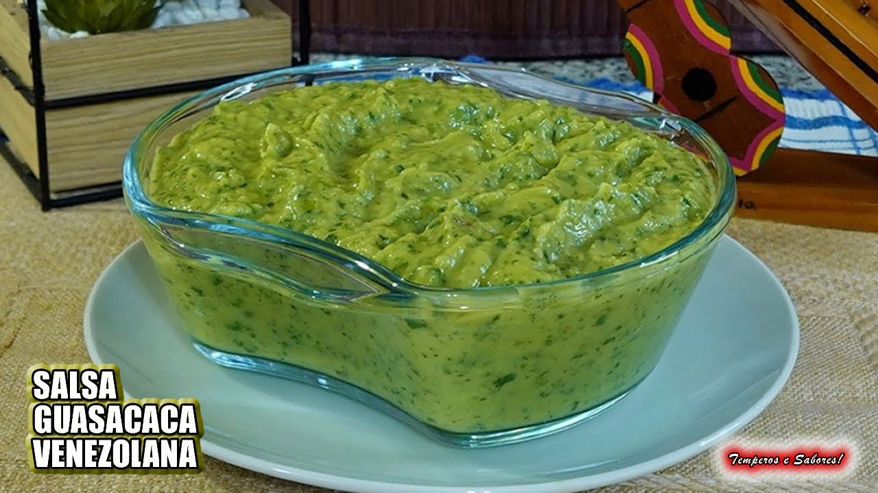 SALSA GUASACACA VENEZOLANA RECETA FÁCIL, RÁPIDA Y RIQUÍSIMA