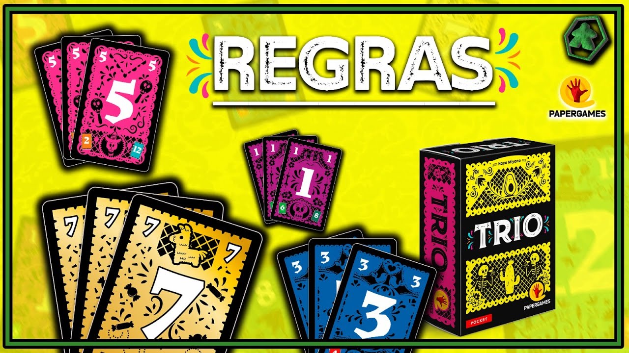 REGRAS | TRIO - Papergames (Modo Simples e Modo Picante)