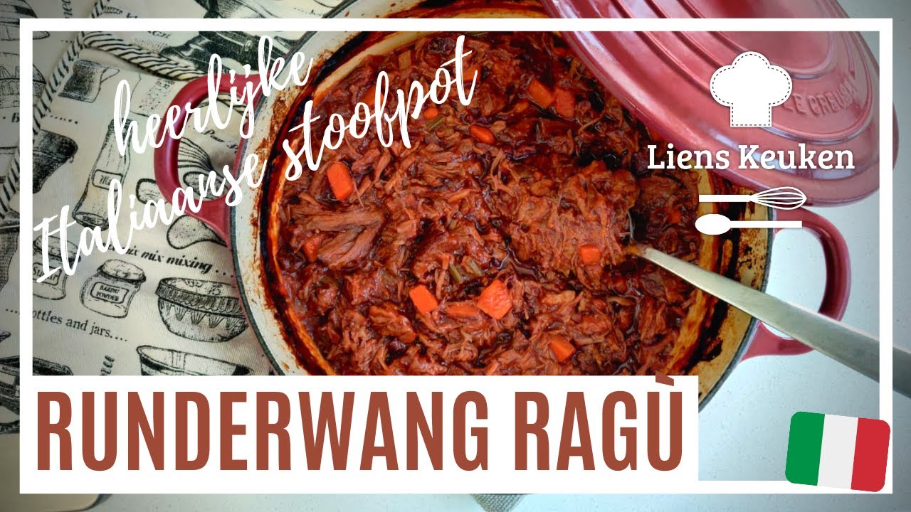 Runderwang ragù | RUNDERWANG | Heerlijke italiaanse stoofpot voor de koude dagen