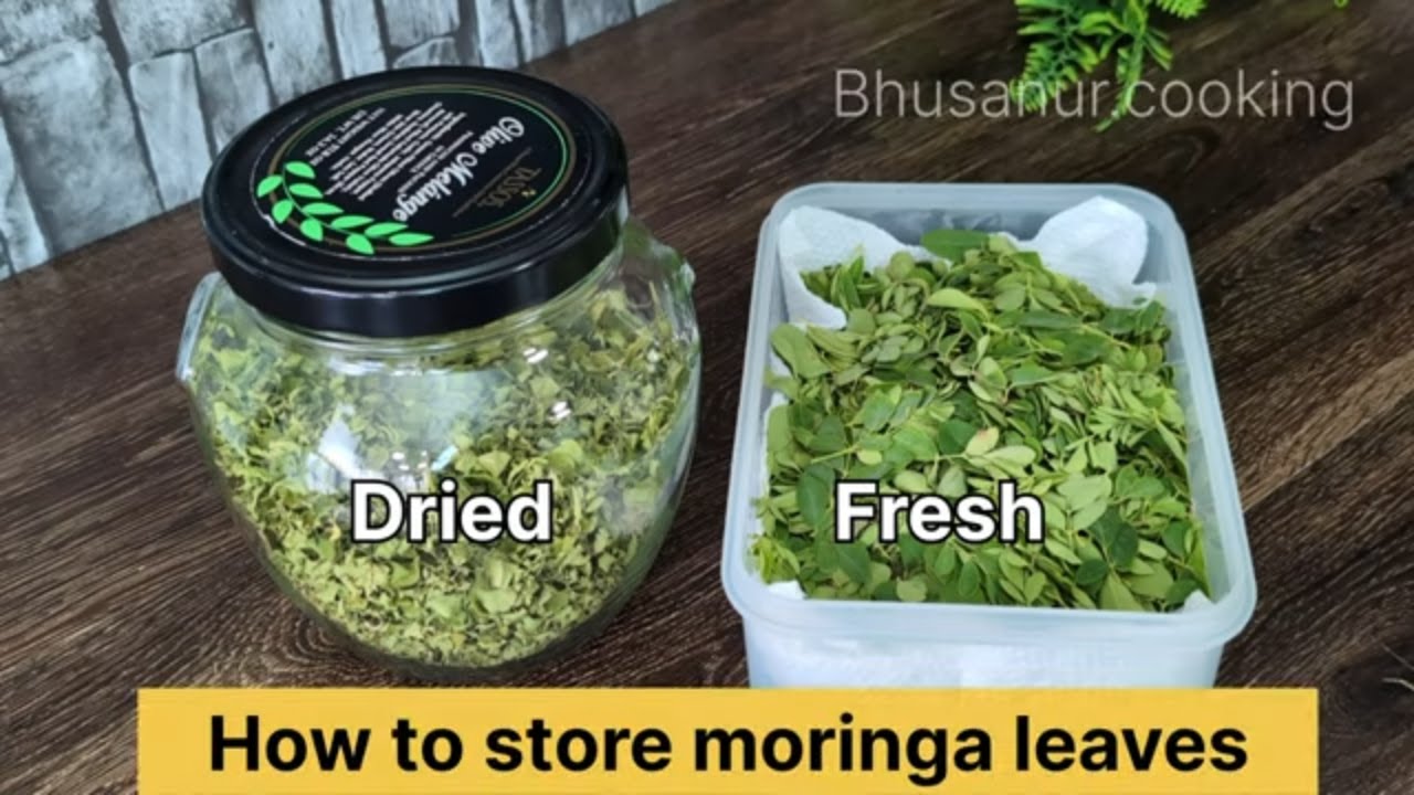 How to store moringa leaves - Drumstick leaves storing tips