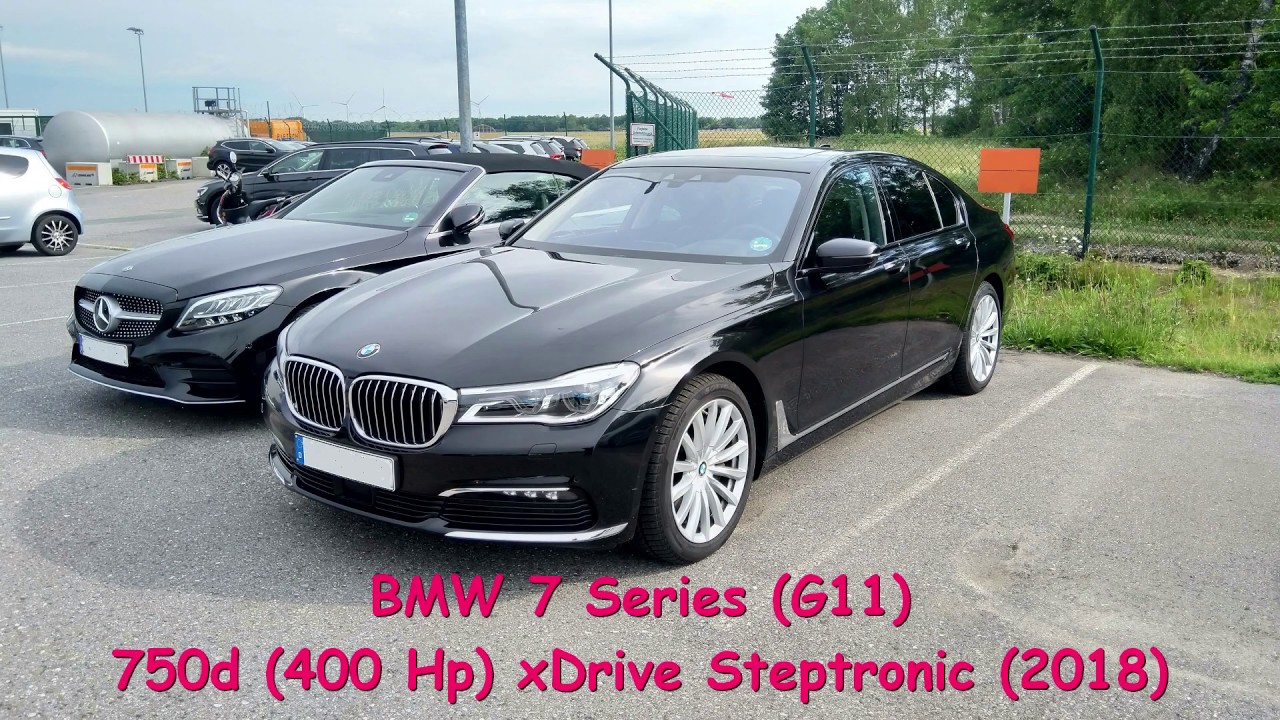 0-100 km/h BMW 750d (400 Hp) xDrive Steptronic (G11, 2016-19)