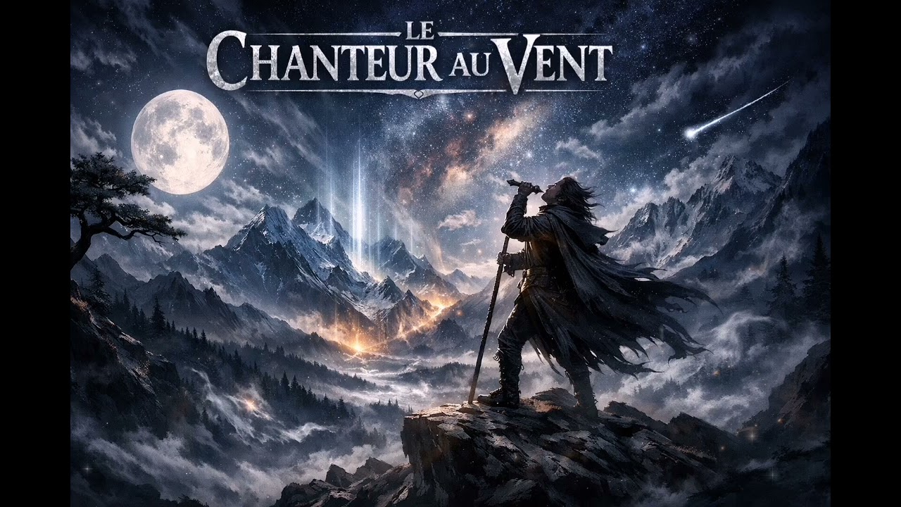 Le Chanteur au Vent |Rock Chanson |Épic chanson |AI creations. 