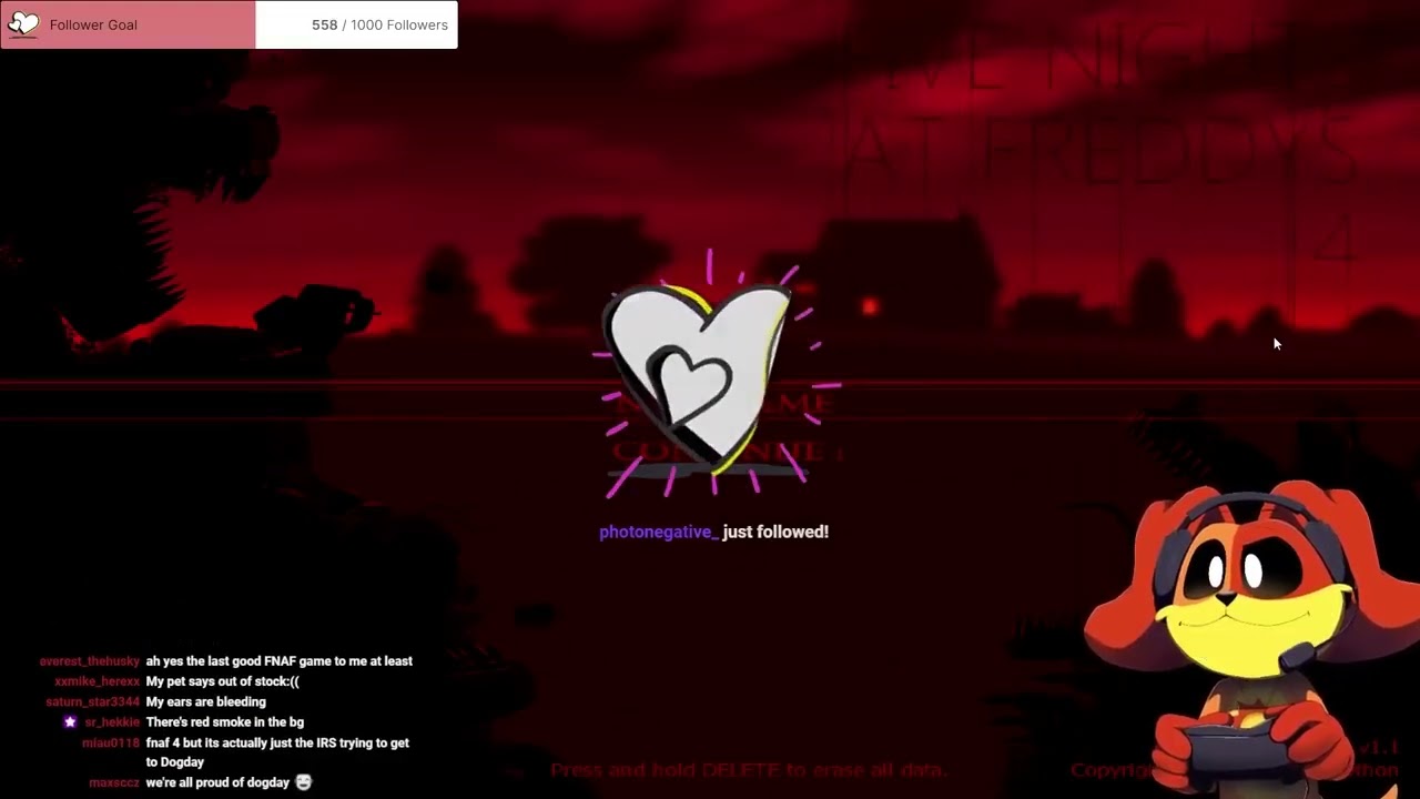 Dogday Plays  FNAF 4 VOD REUPLOAD