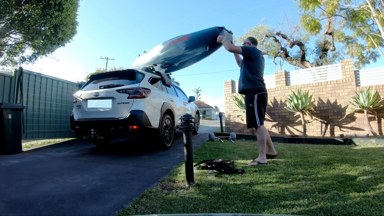 Loading a Hobie Outback onto a Subaru Outback