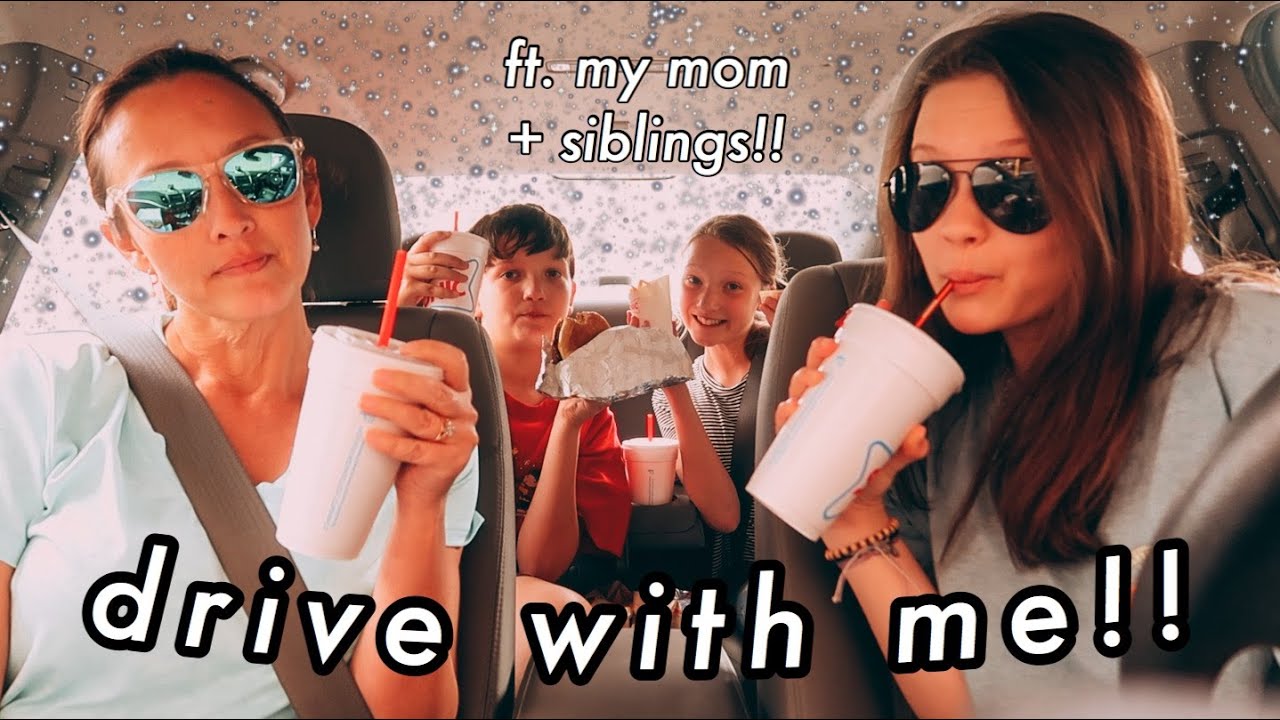 DRIVE WITH ME!! // ft. my mom + siblings!!