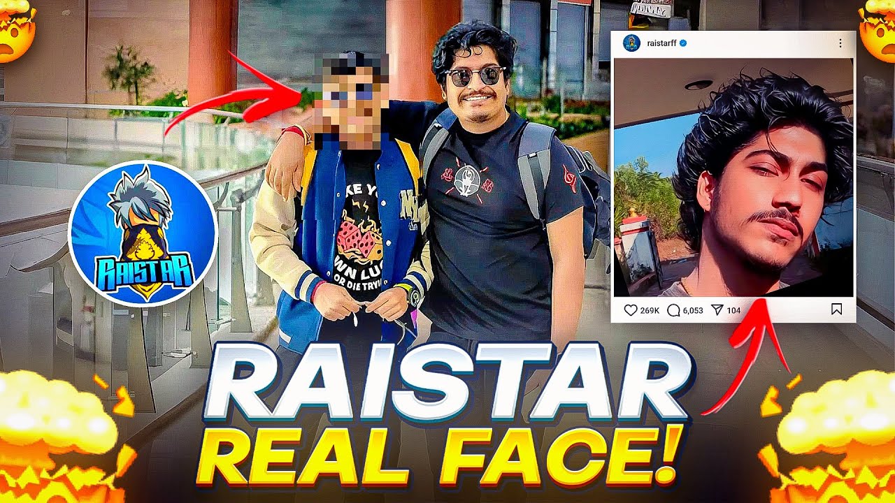 REAL FACE OF @RaiStar 😱 Raistar Face Reveal REALITY | We R Gamers