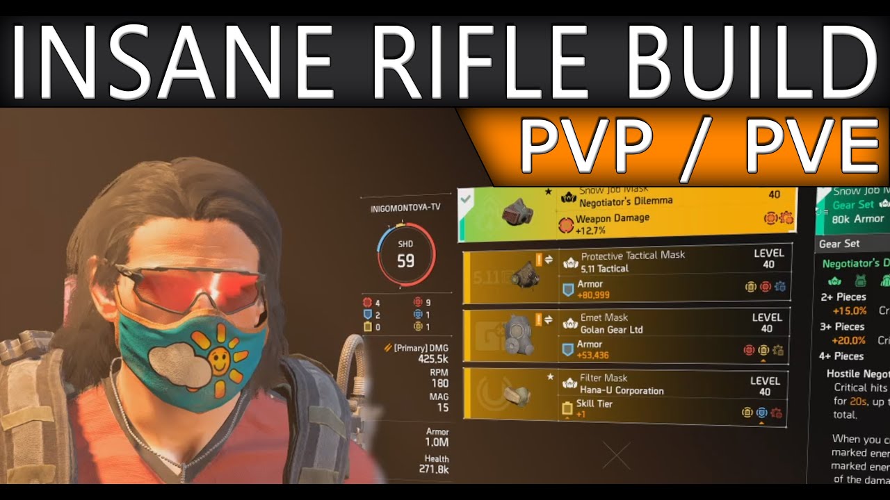 Division 2 - INSANE PVP / PVE BUILD - Negotiators + Rifle + Shield - WONY Expansion DLC New York