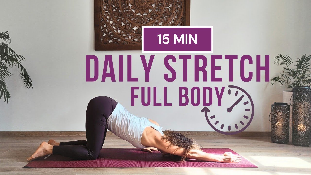 15 MIN FULL BODY STRETCH || FLEXIBILITY & RELAXATION | No cues - just music