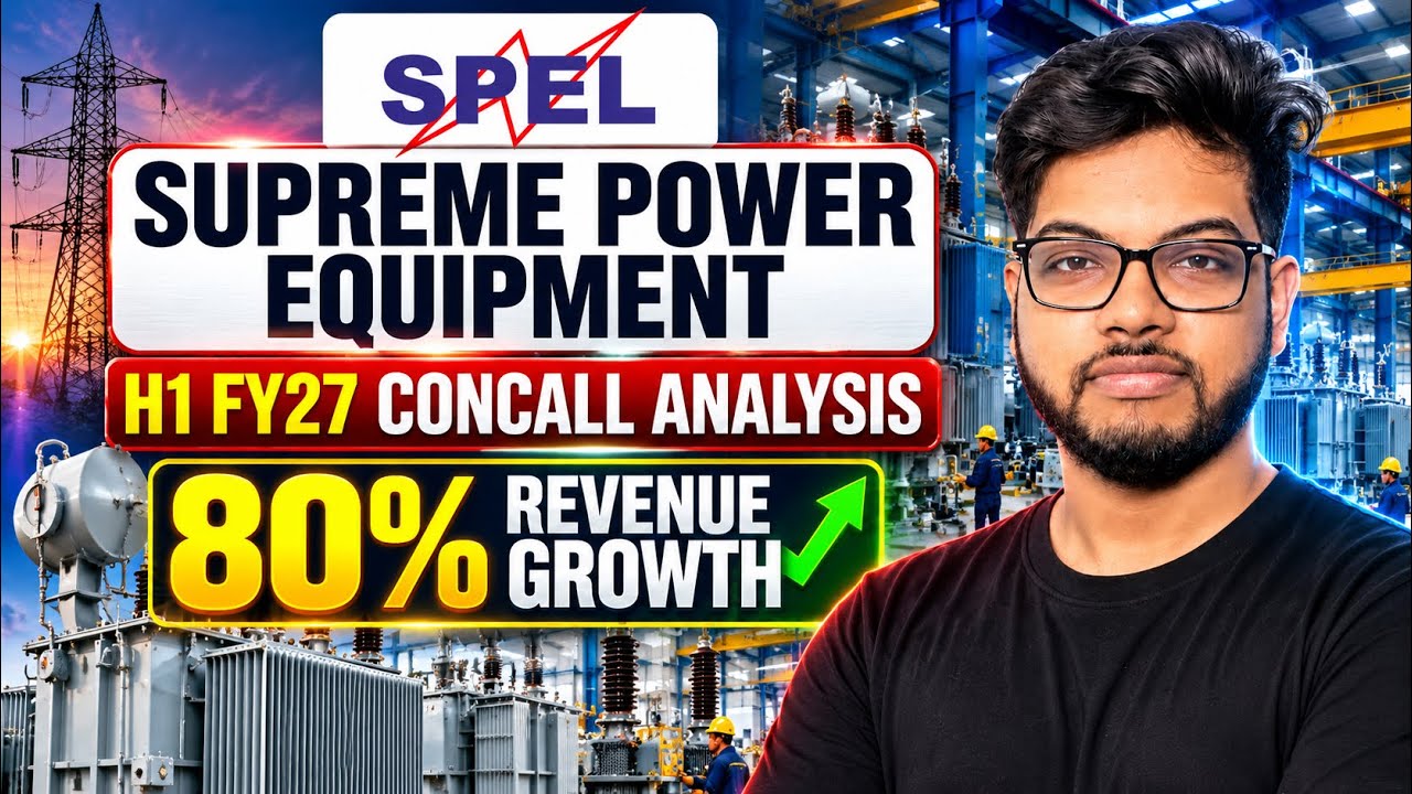Supreme Power Equipment H1 FY27 Concall Analysis  | 80% Revenue Growth