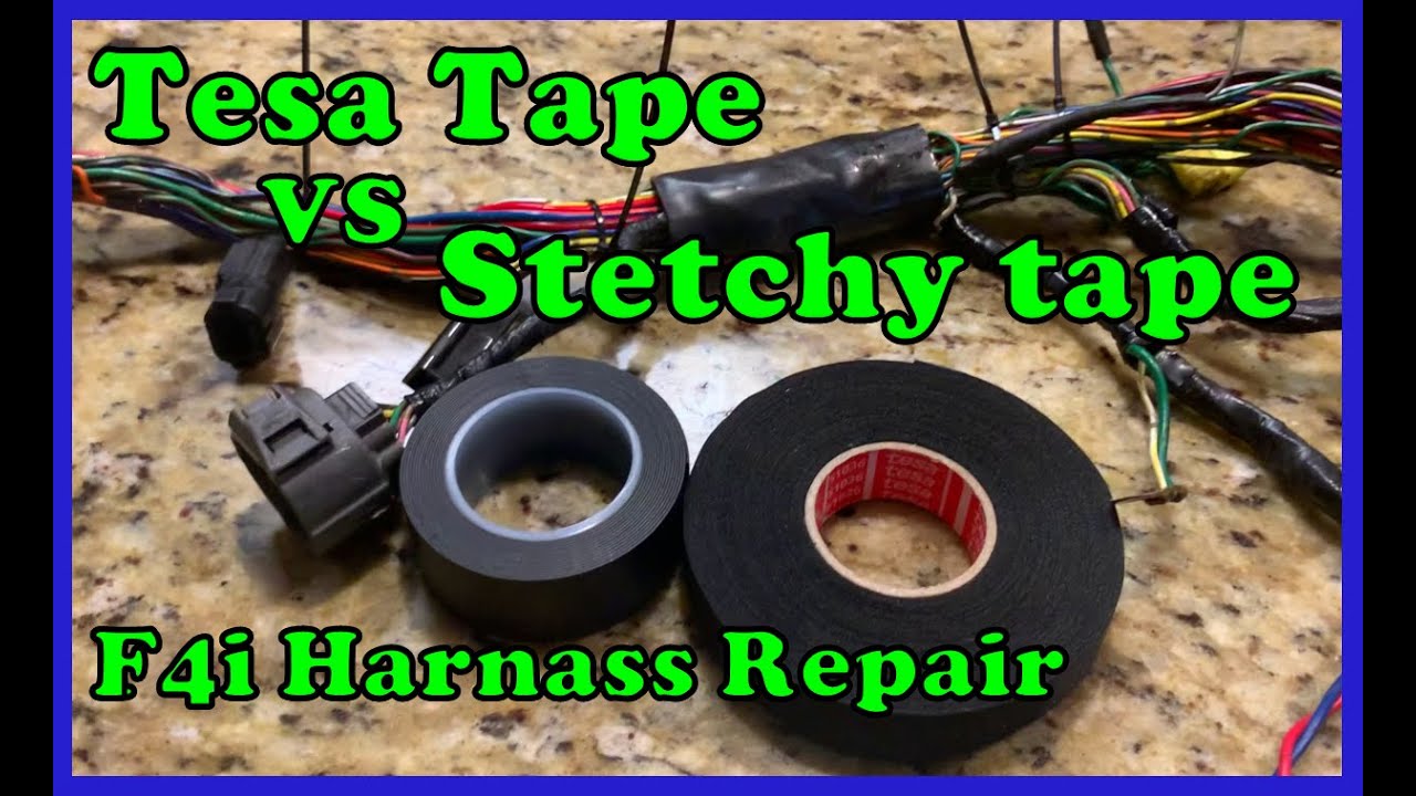 Tesa tape vs Stretchy tape - F4i refresh part: 2 [WIRE HARNASS REBUILD]
