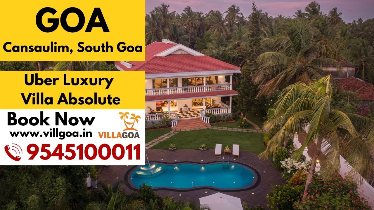 Rent Luxury Villas in South Goa (Villa Absolut)