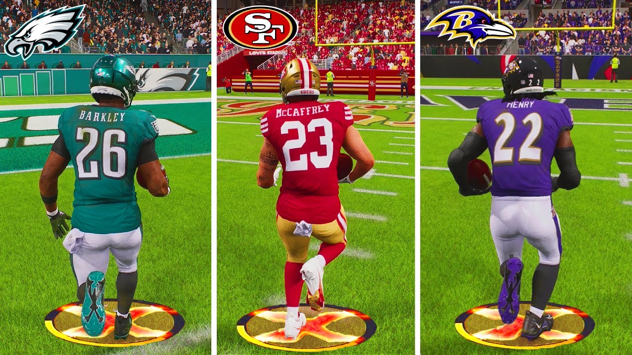 Scoring A Touchdown With Every Running Back In Madden 25