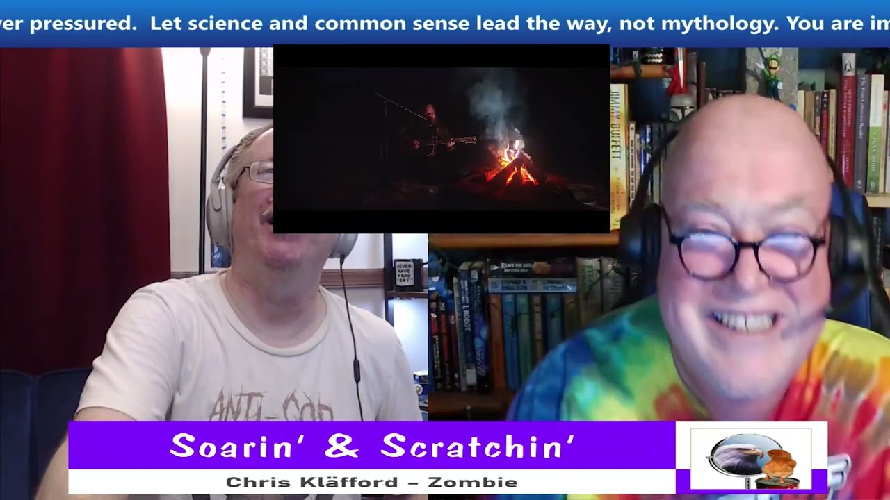 Soarin' & Scratchin' - Evil Chicken Reacts to Zombie by Chris Kläfford - Awesome!!!!