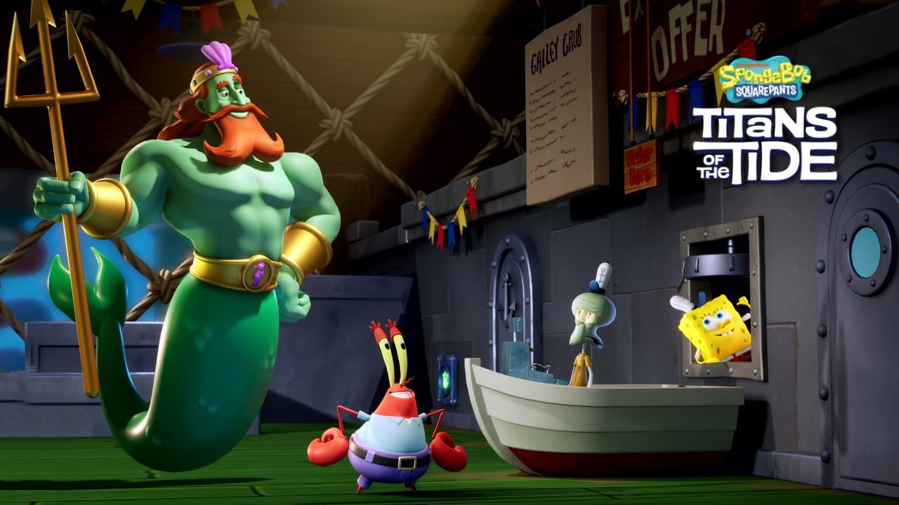SPONGEBOB DAN PATRICK JADI HANTU... - SpongeBob SquarePants: Titans of the Tide GAMEPLAY #2