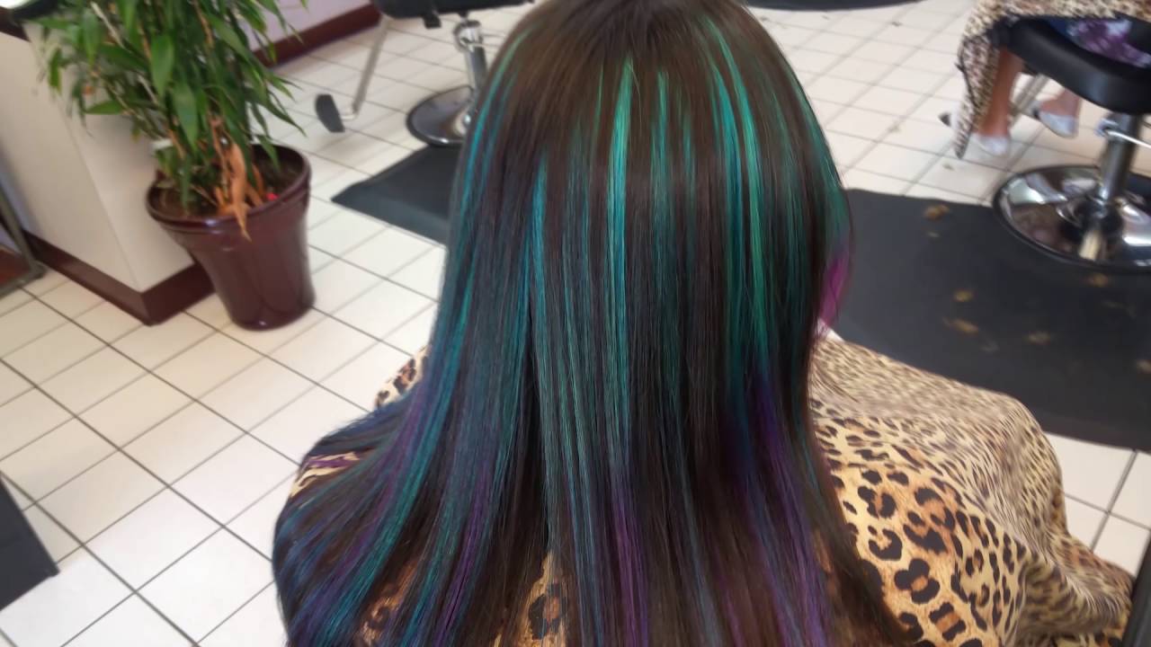 pelo de color fantasia