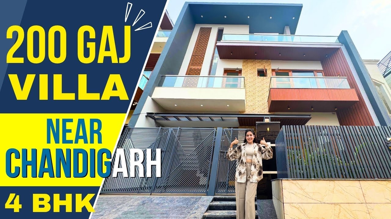 Luxury Villa | 4 Bedroom With Servant Room | 200 Gaj Home Design | Sector 125 Mohali