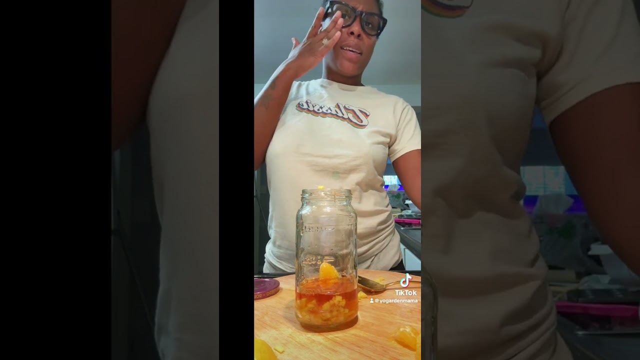 Making Fermented honey for tea!