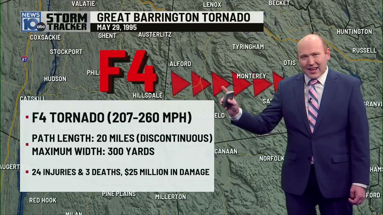 More Rain for the Weekend & A look back 30 years ago to the Great Barrington Tornado
