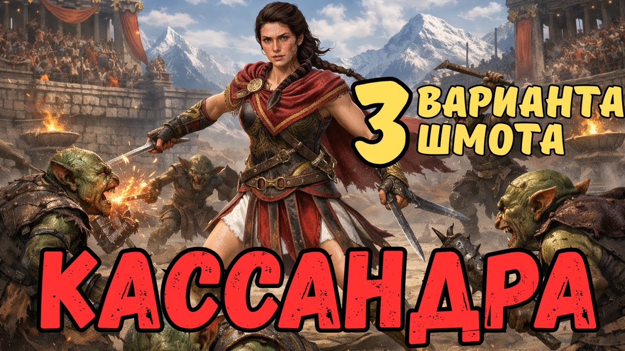 КАССАНДРА - 3 ВАРИАНТА ШМОТА! ТЕСТ НА ДРАКОНЕ/ РЕЛИКВИИ / ДАРЫ / ТАЛАНТЫ! RAID SHADOW LEGENDS! #raid