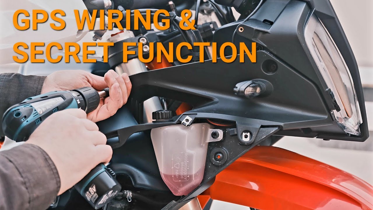 2023 KTM 890 Adv R Tidy GPS Wiring And 