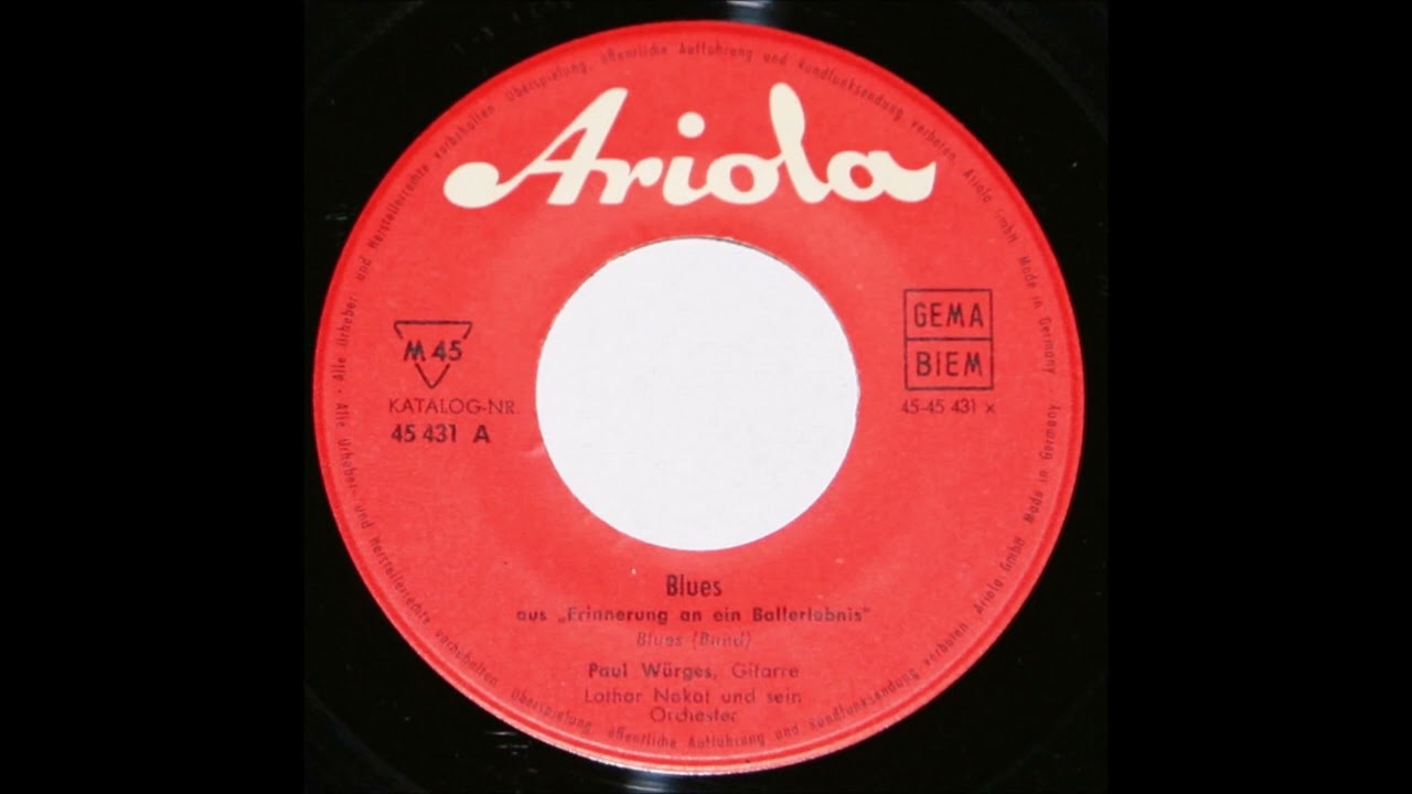 Paul Würges  -  Blues  1962