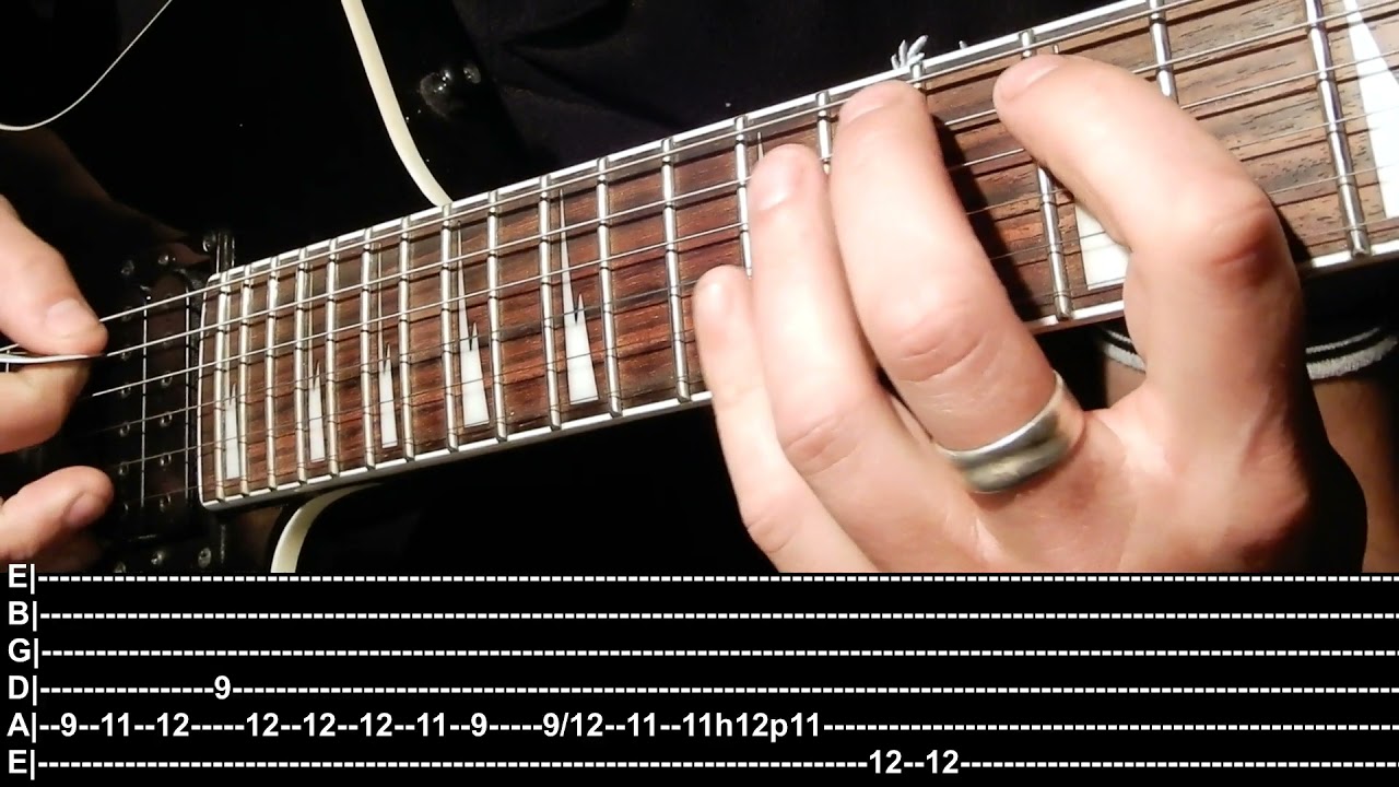 Evanescence - My Immortal Guitar Solo Lesson + Tabs!