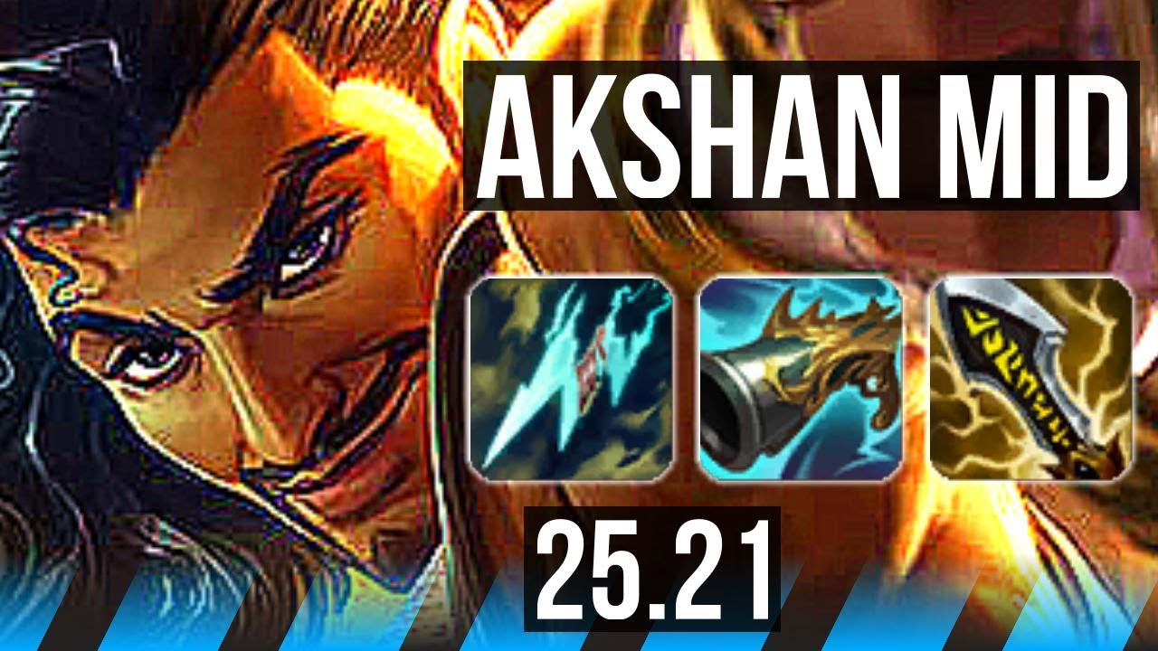 AKSHAN vs SYNDRA (MID) | Quadra, 9 solo kills, Legendary, 27/4/5, 46k DMG | EUW Master | 25.21
