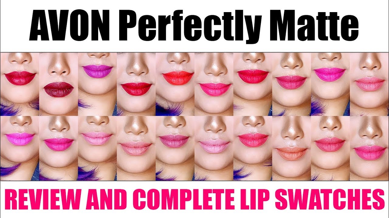 AVON TRUE COLOR PERFECTLY MATTE LIPSTICK REVIEW AND SWATCHES | Bing Castro