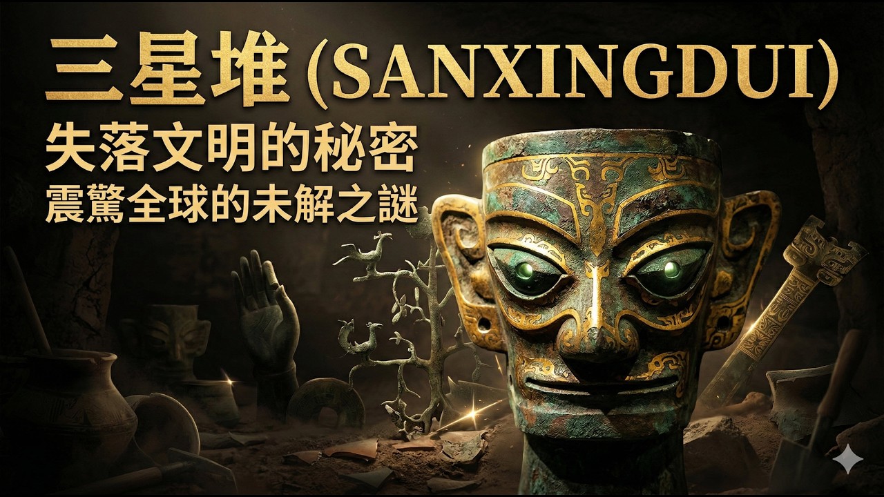【三星堆之謎】沉睡數千年，一醒驚天下！挑戰歷史的失落王國與四大鎮館之寶