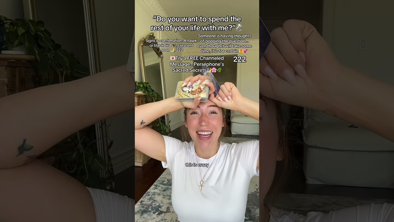 «Хочешь ли ты провести остаток своей жизни со мной?» 💍… Послание ангела, переданное через ченнелинг