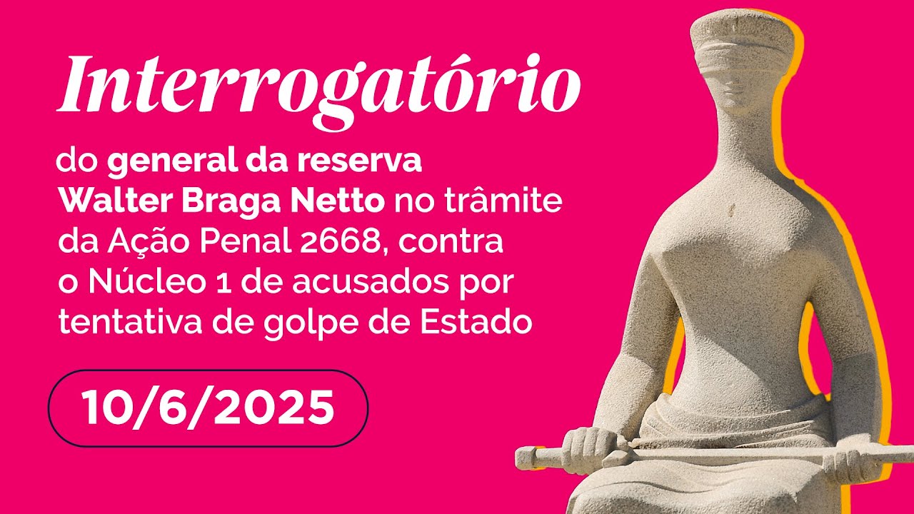 Interrogatório de Walter Braga Netto no trâmite da Ação Penal 2668 - 10/6/2025