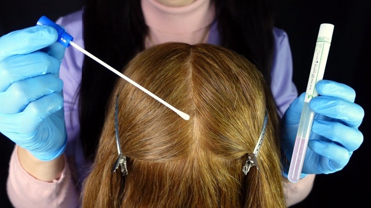 ASMR Medical Scalp Check & Sample Taking (Whispered)