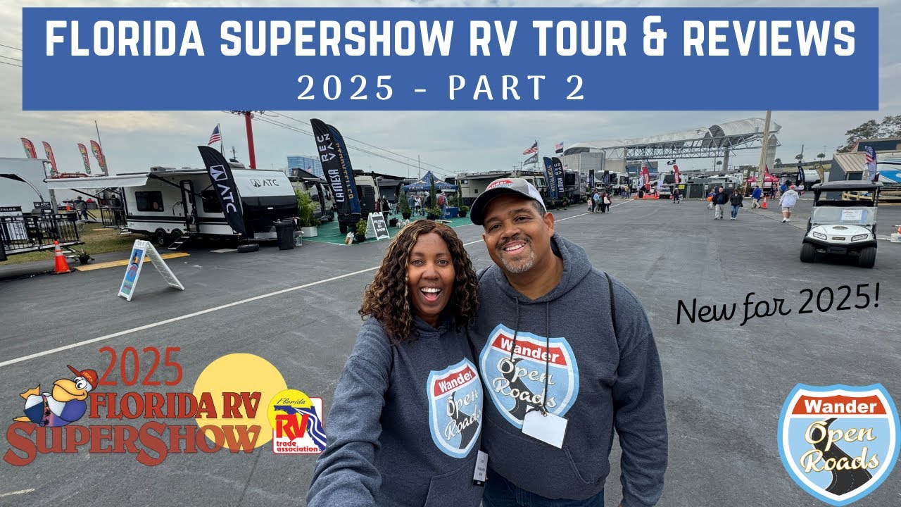 2025 Florida RV Supershow - Tampa, Florida  ** NEW PRODUCT RV Tours &  Reviews Part 2